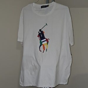 Polo by Ralph Lauren White Graphic T-Shirt